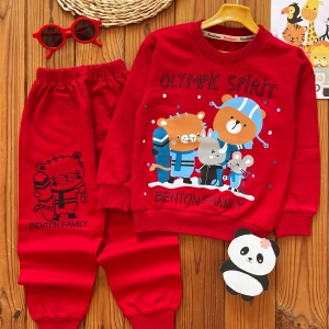 بلوز شلوار دورس حیوانات سورتمه