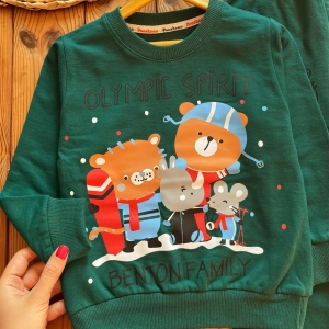 بلوز شلوار دورس حیوانات سورتمه