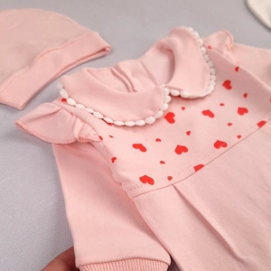 سرهمی کلاه قلب صورتی