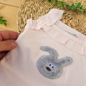 بادی زیررکابی صورتی خرگوش