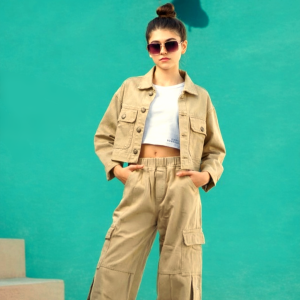 کت کتان نسکافه‌ای