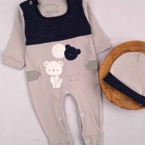 سرهمی کلاه بادکنک طوسی‌