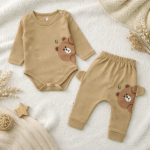 بادی شلوار گوشدار خرسی