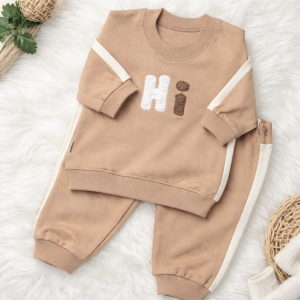 بلوز شلوار کرمی Hi