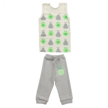 رکابی شلوار سیب سبز