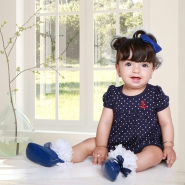 سارافون زیردکمه‌دار کارترز سورمه ای