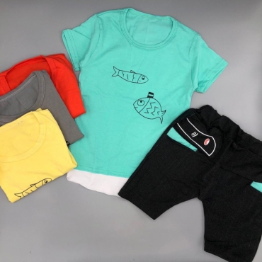 کوتاه شلوارک دو ماهی