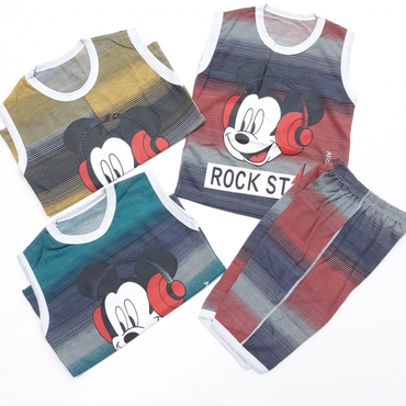 رکابی شلوارک میکی موس