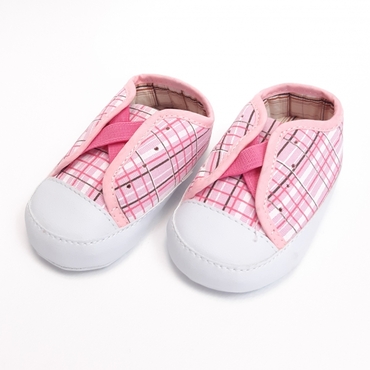 پاپوش چارخونه صورتی