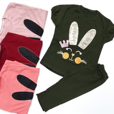 بلوز شورت خرگوش تاج