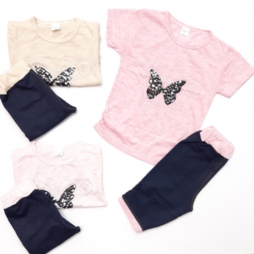 بلوز شورت پروانه پولکی