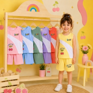 تیشرت شلوارک آلبالو