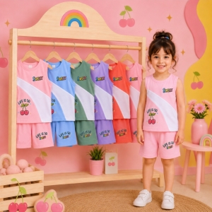 تیشرت شلوارک آلبالو
