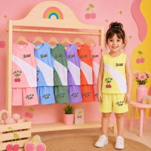 تیشرت شلوارک آلبالو