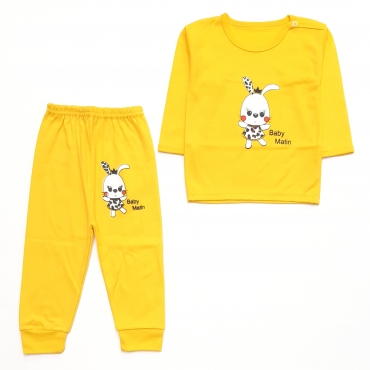 بلوز شلوار خرگوش زرد