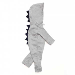 سرهمی طوسی‌پررنگ دایناسور سورمه‌ای