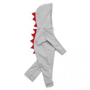 سرهمی طوسی‌پررنگ دایناسور قرمز