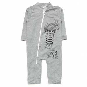 سرهمی دختر طوسی‌پررنگ