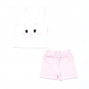 رکابی شلوارک صورتی