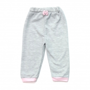 شلوار طوسی صورتی