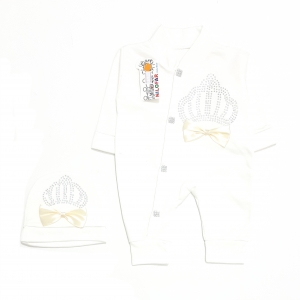 سرهمی کلاه تاج سفید