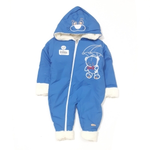 کاپشن سرهمی خرس آبی