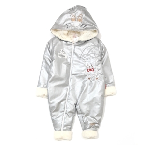 کاپشن سرهمی خرس نقره‌ای