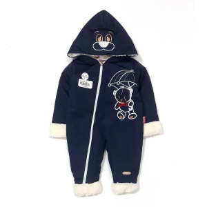 کاپشن سرهمی خرس سورمه‌ای