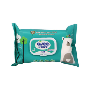 دستمال مرطوب 72عددی wee زیتون