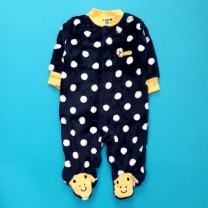 سرهمی خارجی مخمل خال‌خال زرد جورابدار