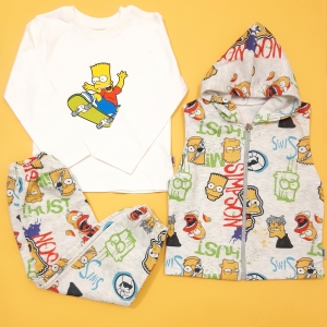 سه تیکه توکرک سیمپسون سفید