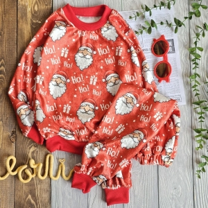 بلوز شلوار مخمل بابانوئل