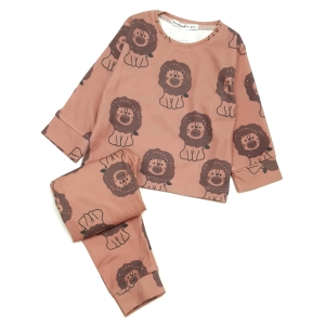 بلوز شلوار شیر قهوه‌ای