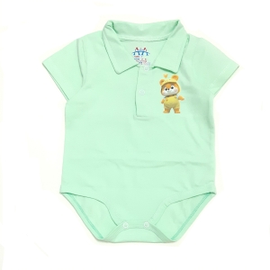 زیرکوتاه یقه لاگوستی سبز