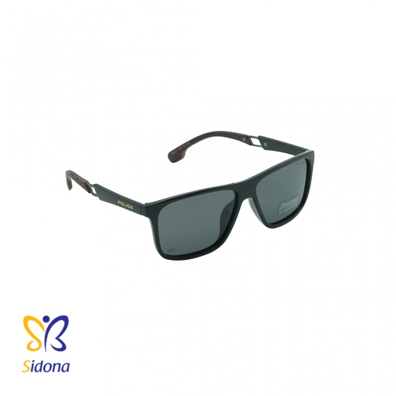 عینک آفتابی مشکی براق  P2221