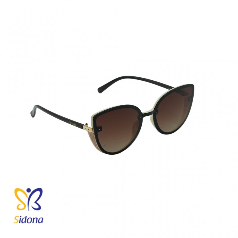 عینک آفتابی کرم قهوه ای P8929