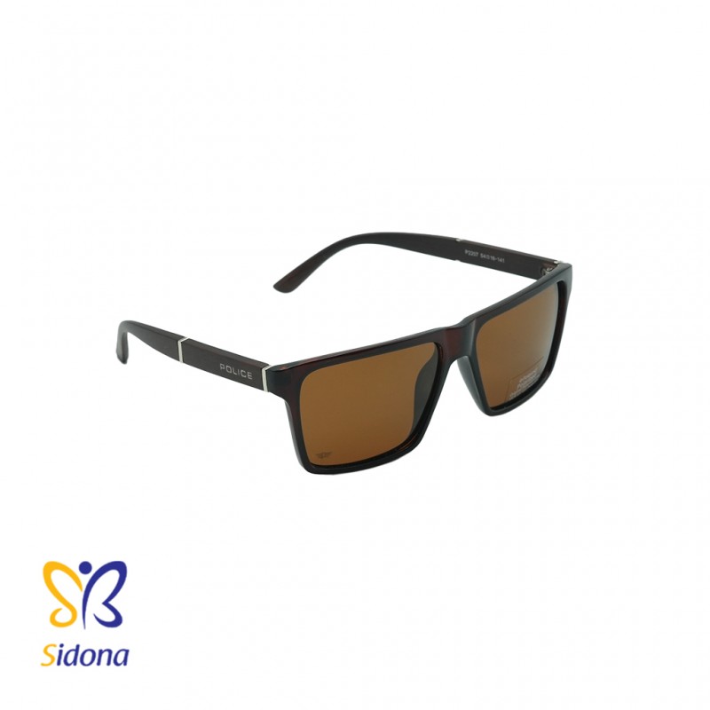 عینک آفتابی  قهوه ای براق P2207