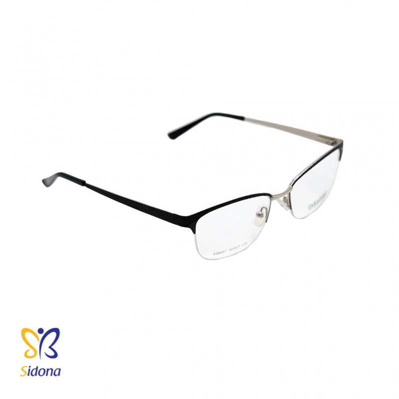 P76037-C6/C11 نیم فریم مشکی - نقره ای