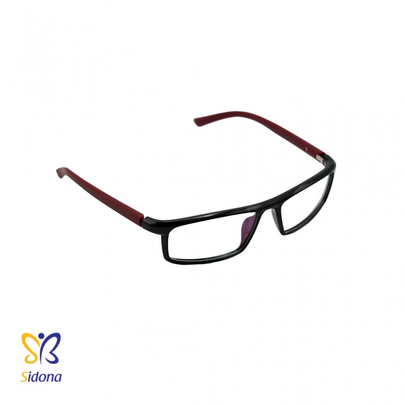 عینک مشکی-زرشکیP8386-C20