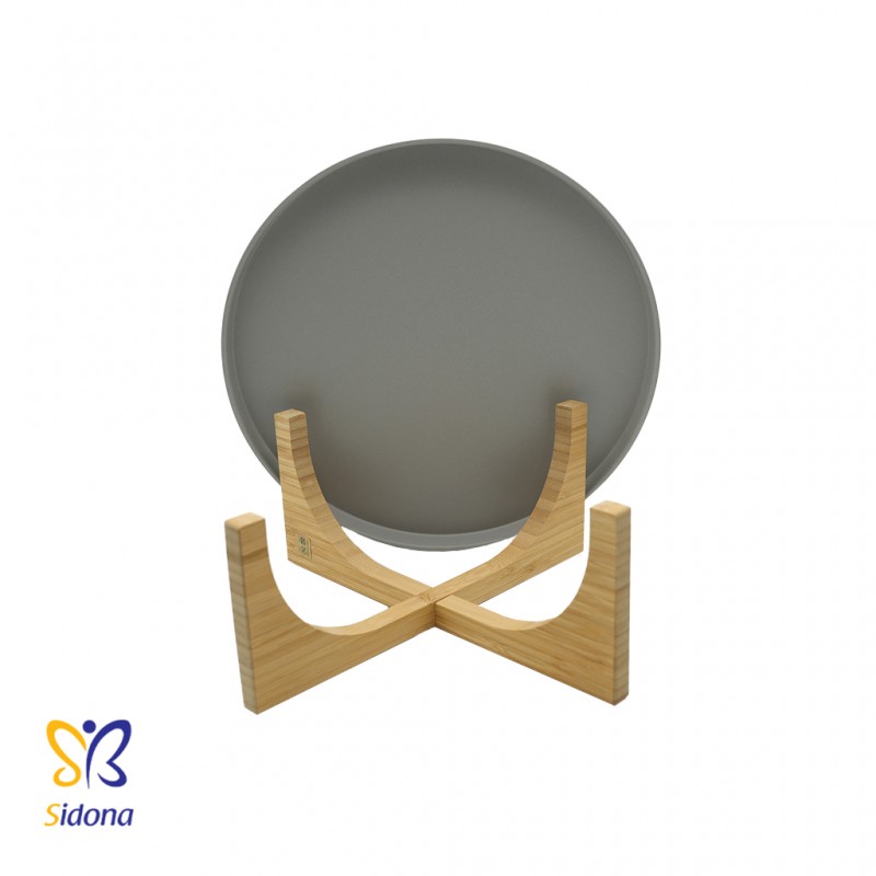 سینی کیک همراه با پایه چوبیKPFD 0476