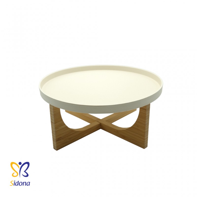 سینی کیک همراه با پایه چوبیKPFD 0476