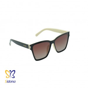 عینک آفتابی کرم مشکی  8903