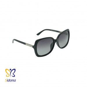 عینک آفتابی مشکی براق  1639