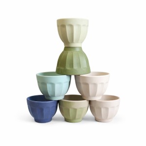 پیاله 6 عددی رنگی  KPFD 0027