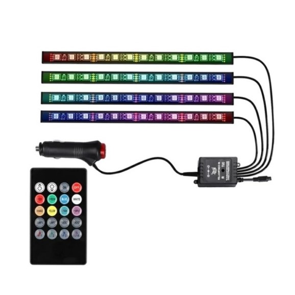کیت نورپردازی داخل خودرو اتمسفر مدل COLORFUL7