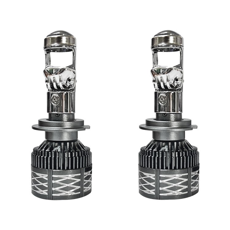 هدلایت لنزدار خودرو مدل A80  پایه H7 بسته 2 عددی