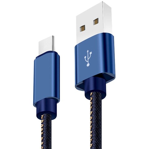 کابل تبدیل USB به USB-C مدل TEK302 طول 0.18 متر