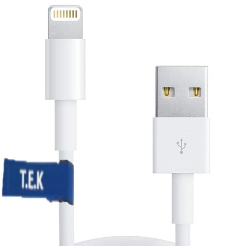 کابل تبدیل  USB به لایتنینگ مدل TEK10 طول 1 متر