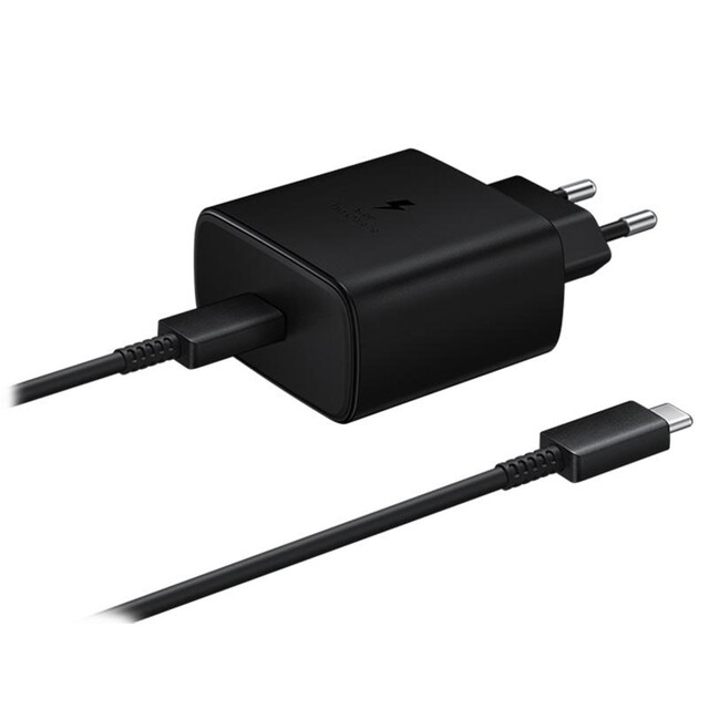 شارژر دیواری 45 وات مدل EP-TA845 به همراه کابل تبدیل USB-C مناسب برای گوشی های سامسونگ