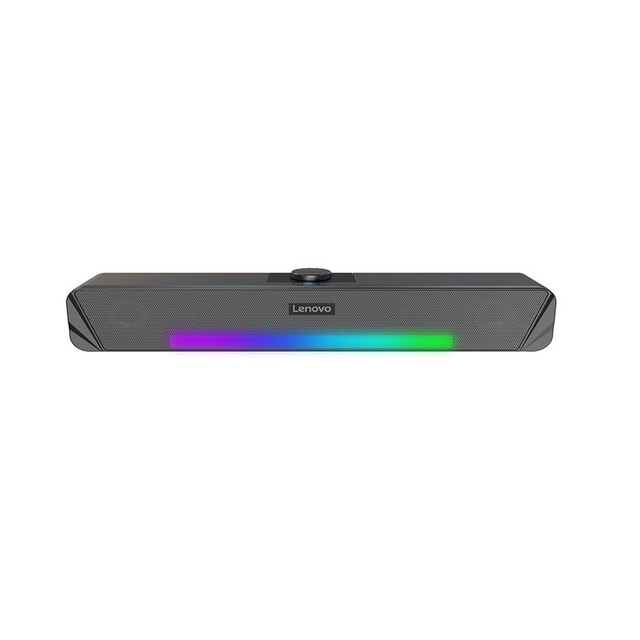 اسپیکر رومیزی و ساندبار لنوو مدل Lenovo ThinkPlus SoundBar Speaker ا Lenovo ThinkPlus Desktop SoundBar Speaker TS33-B with RGB(ارسال رایگان به تمام نقاط ایران)